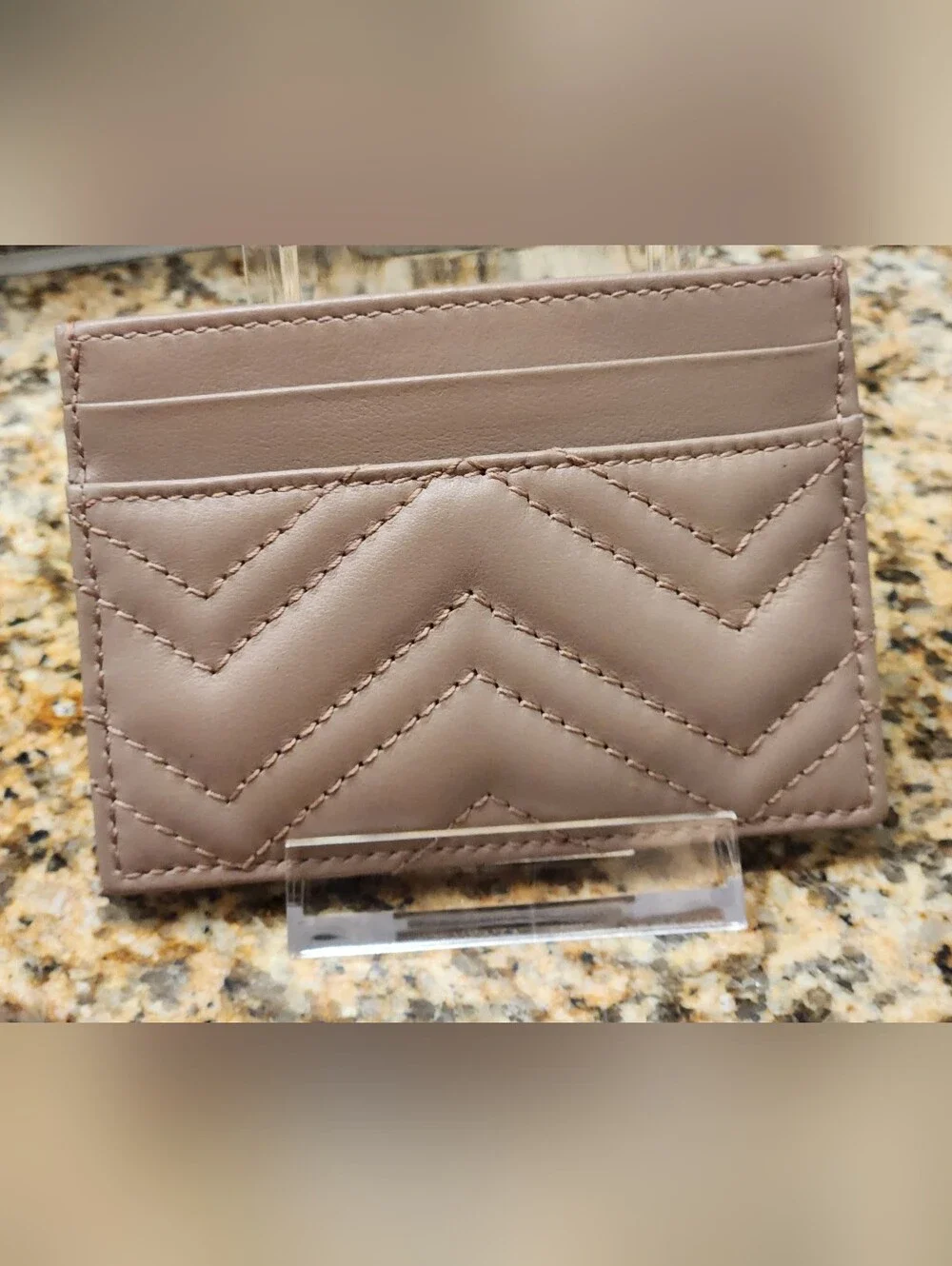 Gucci GG Marmont Card Case With Dustpouch, Papers & Box